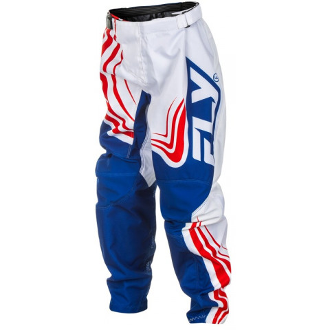 Pantalon enfant FLY RACING F-16 - rouge/blanc/bleu