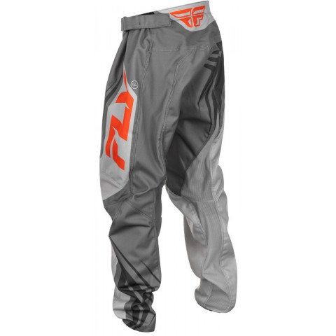 Pantalon enfant FLY RACING F-16 - gris/orange