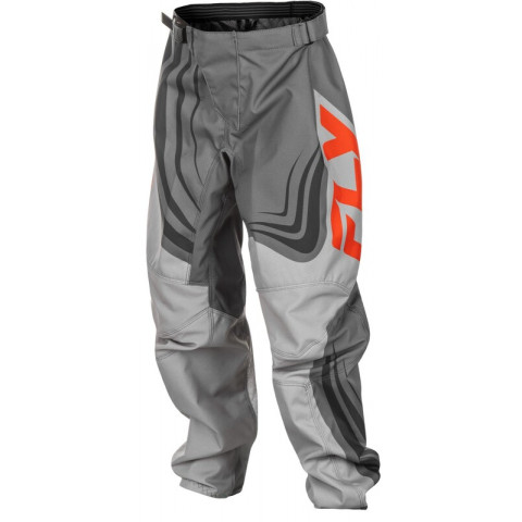 Pantalon enfant FLY RACING F-16 - gris/orange