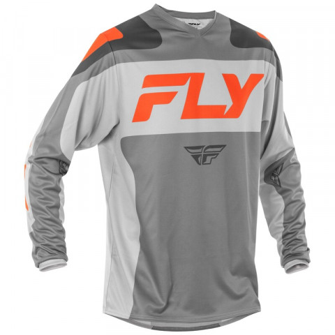 Maillot FLY RACING F-16 - gris/orange