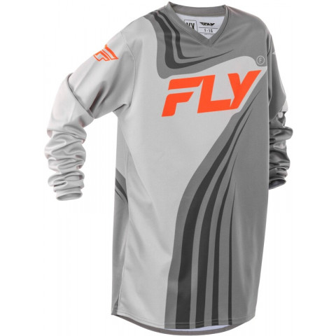 Maillot enfant FLY RACING F-16 - gris/orange