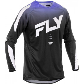 Maillot FLY RACING Evolution DST - noir/blanc/violet