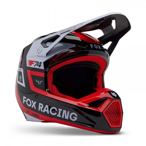 V1 RACE SPEC HELMET [FLO RED ]