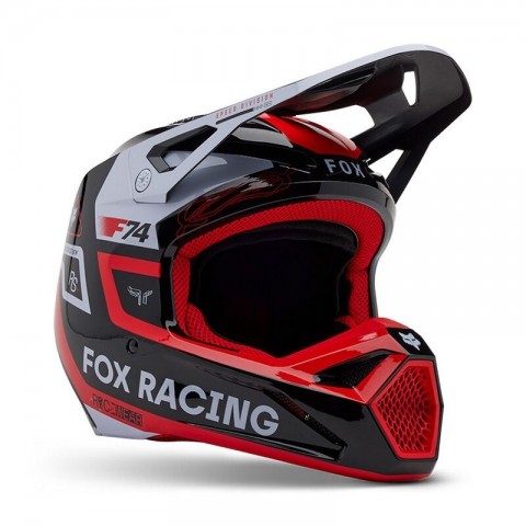 YTH V1 RACE SPEC HELMET [FLO RED]