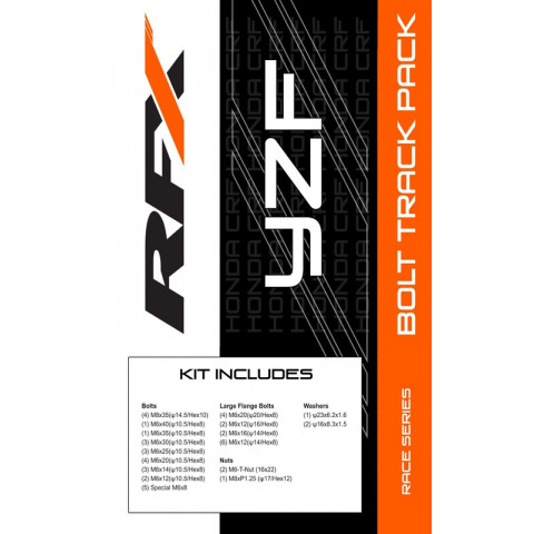 Kit visserie Track Pack RFX Race Series