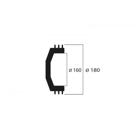 Cloche d'embrayage MALOSSI Maxi Wing  - 1674g