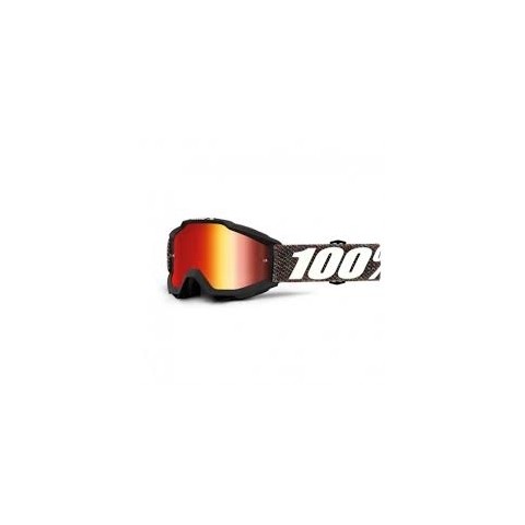 ACCURI GOGGLE 100% KRICK//MIRROR RED LENS