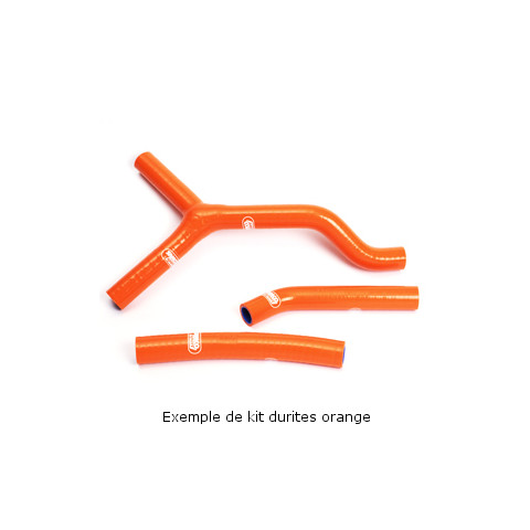 Durites de radiateur SAMCO type origine orange - 2 durites KTM 690 Duke R