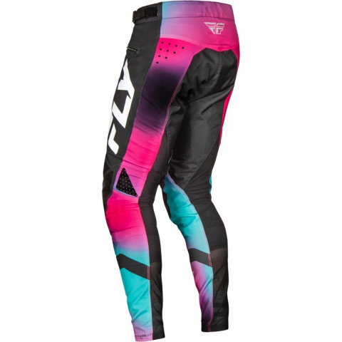 Pantalon vélo FLY RACING Rayce - fuschia/noir/teal