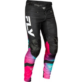 Pantalon vélo FLY RACING Rayce - fuschia/noir/teal