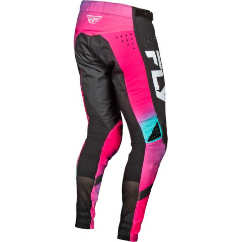 Pantalon vélo FLY RACING Rayce - fuschia/noir/teal