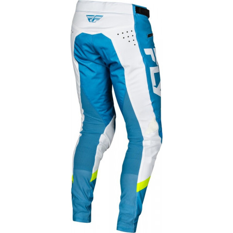 Pantalon vélo FLY RACING Rayce - bleu/blanc/vert citron