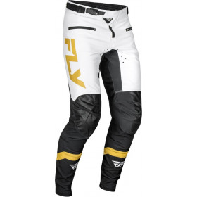 Pantalon vélo enfant FLY RACING Rayce - blanc/noir/or