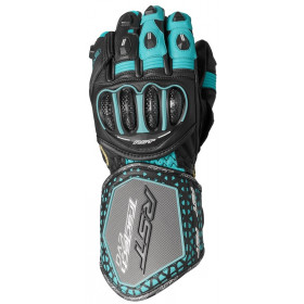 Gants femme RST TracTech Evo 4 -  noir/aqua/gris