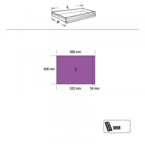 Combinaison d'ameublement d'atelier BETA C45PRO avec plan de travail en bois  + 268 outils