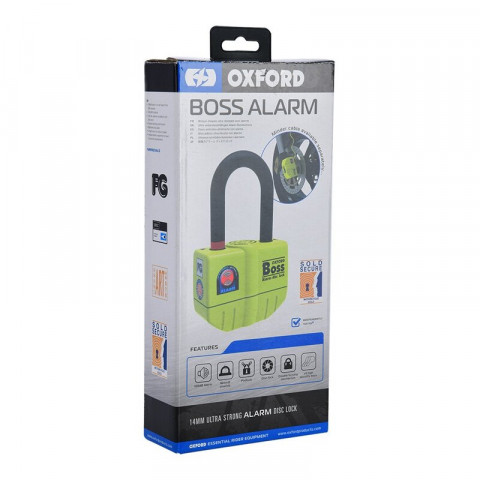 Chaîne antivol OXFORD Boss Alarm 12mm x 1.5m