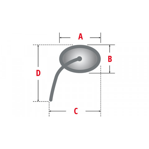 MOTOGADGET Mo.View Race Left XL, Glassless, With 180 mm Arm