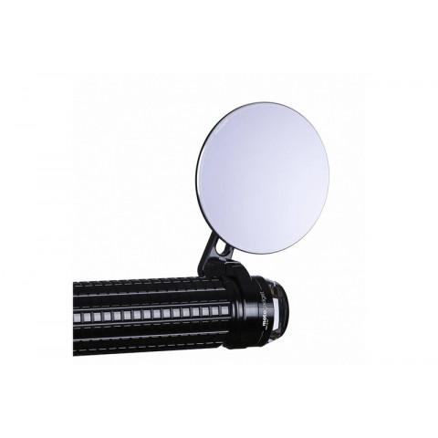 MOTOGADGET Mo.View Spy, Glassless Handlebar End Mirror, Round, Black, No E-mark