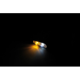 KOSO LED Indicator/FPL. INFINITY,Black, Smoke lens