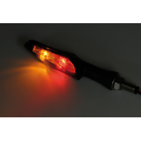 KOSO LED Taillight/indicato INFINITY, Black, Smoke lens