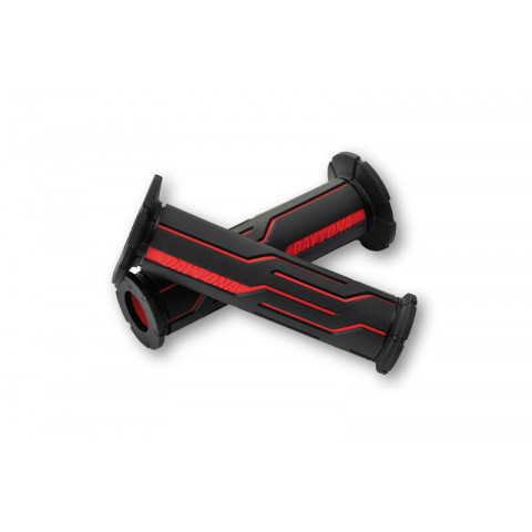 DAYTONA Grips GGD-LINE, Red, 7/8, Open End