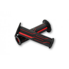 DAYTONA Grips GGD-LINE, Red, 7/8, Open End