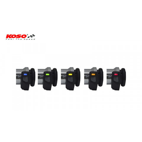 KOSO Hot Grips For HD With Normal Gas, Black