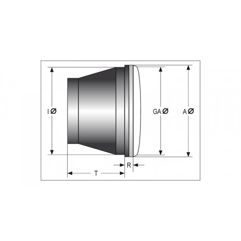 SHIN YO H4 insert 130 x 90mm, clear glass 12V 60/55W, parking light, E-gepr.