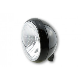 HIGHSIDER smart 7 inch YUMA 2 main headlight, black glossy