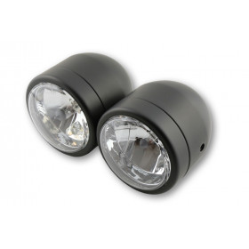 HIGHSIDER smart Headlight set, black, driving + low beam