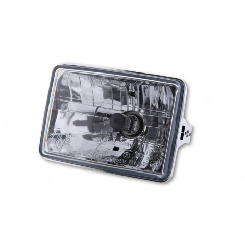 HIGHSIDER smart H4 insert 130 x 90mm, clear glass 12V 60/55W, parking light, E-gepr.