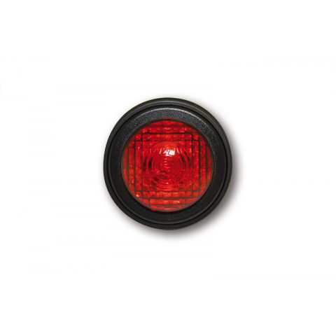 HIGHSIDER smart LED taillight OLD SCHOOL TYP1, black, red glass, E-approved