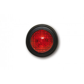 HIGHSIDER smart LED taillight OLD SCHOOL TYP1, black, red glass, E-approved