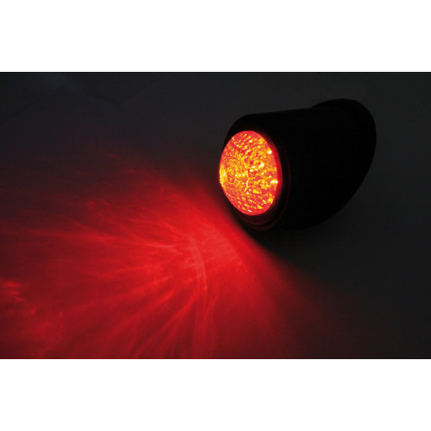 HIGHSIDER smart LED taillight OLD SCHOOL TYP1, black, red glass, E-approved