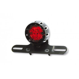 HIGHSIDER smart Miles Led Tail Light, Black Housing, Red Glass