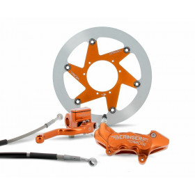 Kit freinage complet BERINGER Top Race roue 16.5'' étrier Aerotec® axial 6 pistons - orange