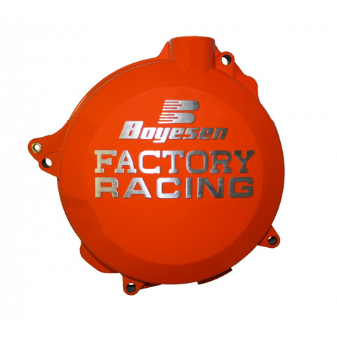 Couvercle de carter d’embrayage BOYESEN Factory Racing alu orange KTM SX-F450 Husqvarna FC/FS450