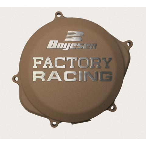 Couvercle de carter d’embrayage BOYESEN Factory Racing alu couleur magnésium KTM EXC250/300