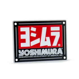 Pièce détachée - Plaque logo YOSHIMURA USA pour silencieux RS-4