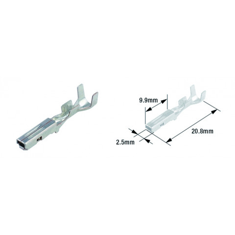 Cosse femelle électrique TOURMAX type 060 (FRM) 