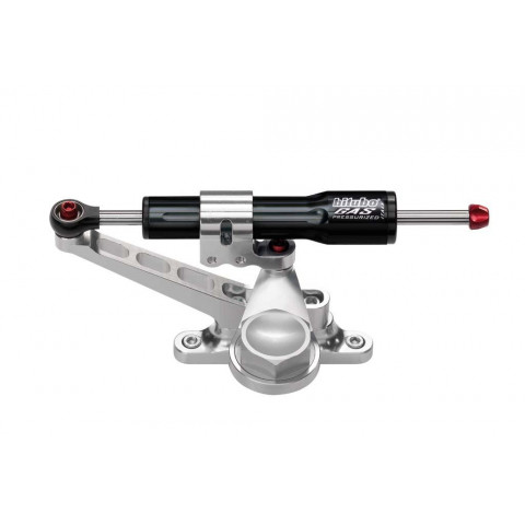 Kit amortisseur de direction BITUBO noir position au-dessus du réservoir Honda VTR1000 SP1