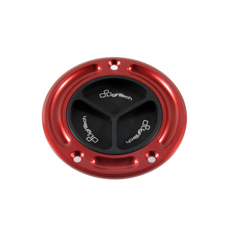 Bouchon de réservoir LIGHTECH noir/rouge à vis MV BRUTALE 800