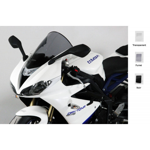 BULLE RACING FUMEE MRA TRIUMPH DAYTONA 675