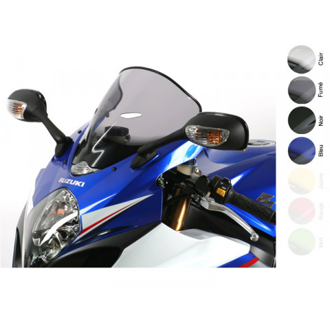 BULLE RACING NOIRE SUZUKI GSXR 1000 2007-