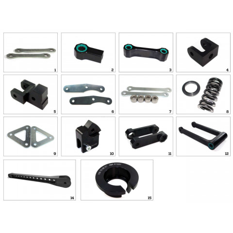 Kit de rabaissement de selle TECNIUM construction 2 KTM 