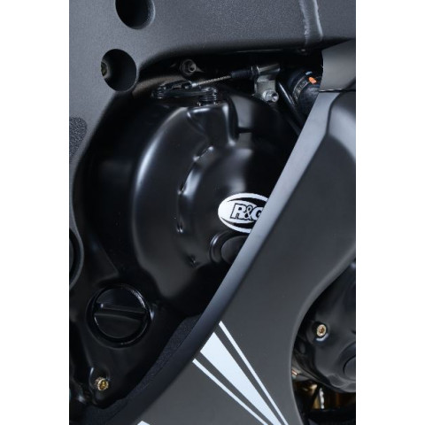 Couvre carter R&G RACING Race Series droit (embrayage) noir Kawasaki ZX10R