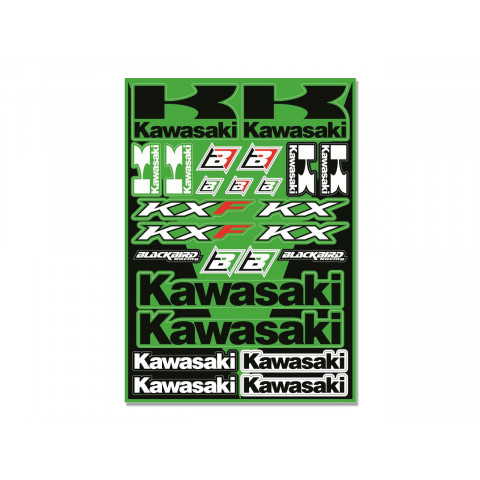 Planche de stickers BLACKBIRD Kawasaki