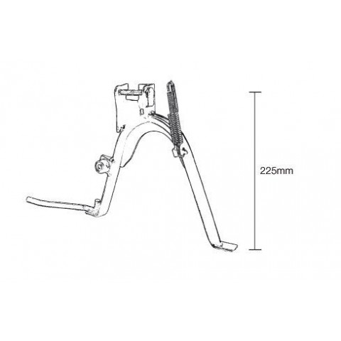 BEQUILLE CENTRALE POUR NEOS 50 ANCIEN MBK OVETTO, MACH G