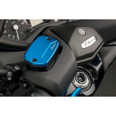 Couvercle de maître-cylindre de frein avant/arrière LIGHTECH alu cobalt Yamaha T-Max 500/530