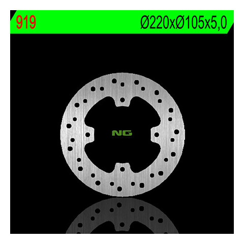 Disque de frein arrière NG 919 rond fixe Honda